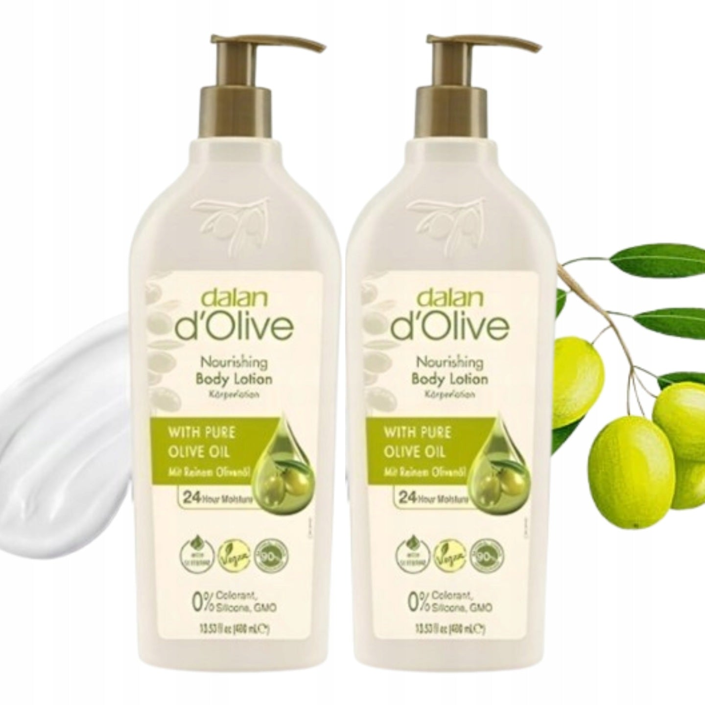 Balsam do ciała z naturalną oliwą z oliwek Dalan d’Olive 2x 400 ml