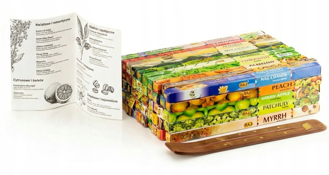 Kadzidełka naturalne zapachowe kadzidła mix 25 zapachów 400szt