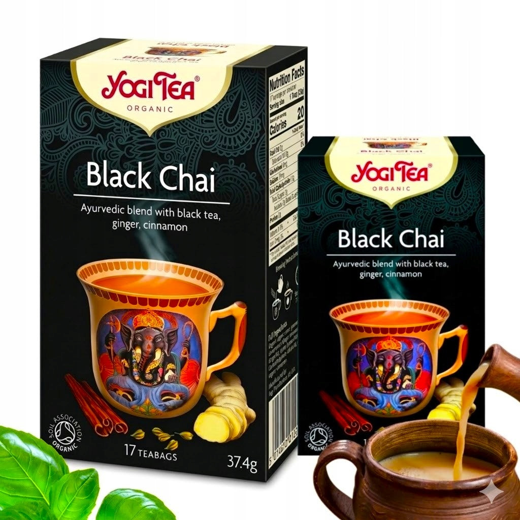 Herbata czarna z Imbirem i Cynamonem naturalna Yogi Tea