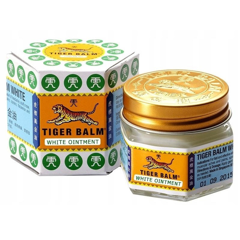 Maść tygrysia biała chłodząca krem na bóle stawów Tiger Balm na ból 21 g