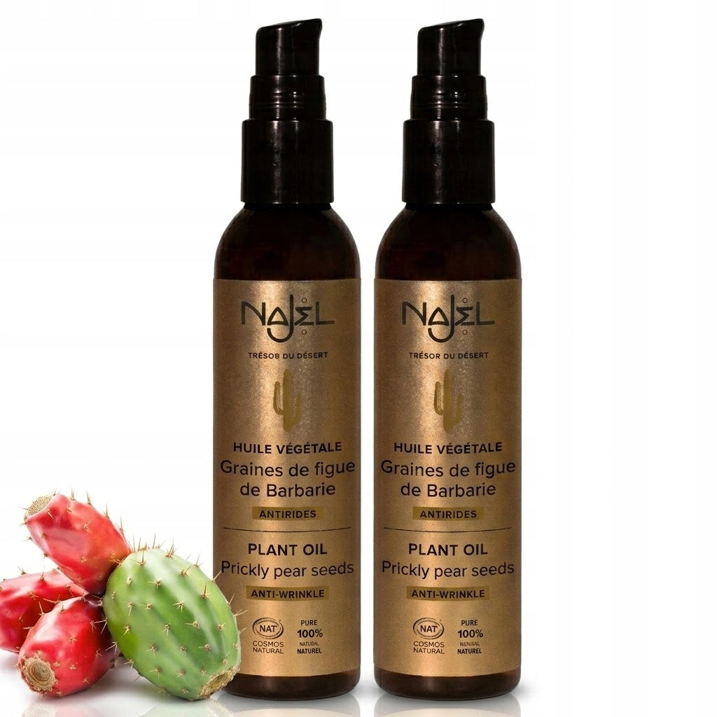 Olej z opuncji figowej organiczny na suchą podrażnioną skórę 2x80 ml Najel