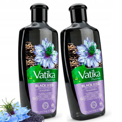 Olej do pielęgnacji włosów z czarnuszki Vatika Black Seed 2x 200 ml