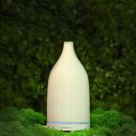 Dyfuzor zapachowy ceramiczny aromaterapia nocna lampka 2w1 na prezent