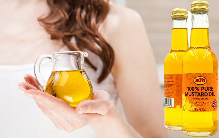Olej musztardowy czysty idealny do masażu ciała i głowy KTC 250 ml