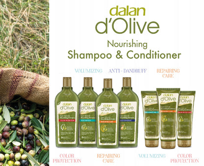 Szampon regenerujący Dalan d'Olive 2x 400 ml z oliwą z oliwek i proteiną