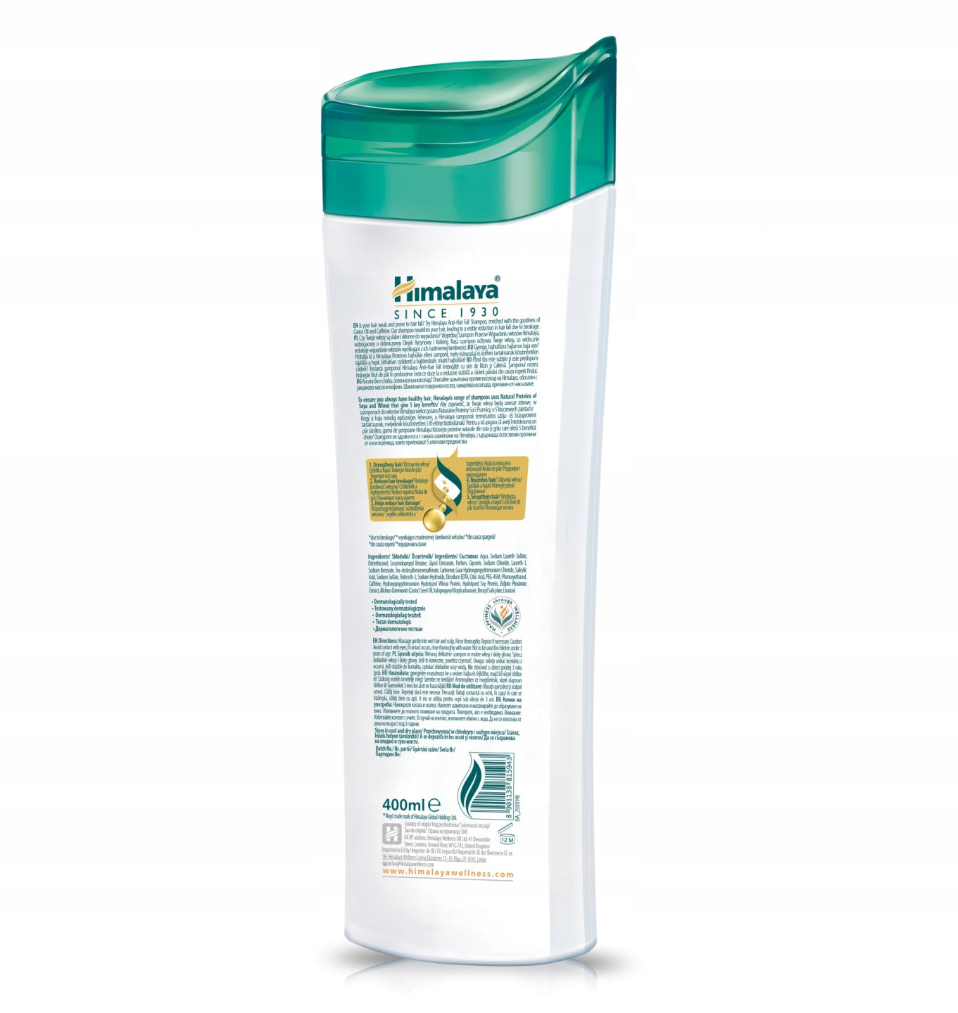 Szampon przeciw wypadaniu włosów Himalaya Anti-Hair Fall naturalny 4x400 ml