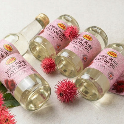 Olej rycynowy na skórę brwi i rzęsy KTC z Indii do pielęgnacji 2x250 ml