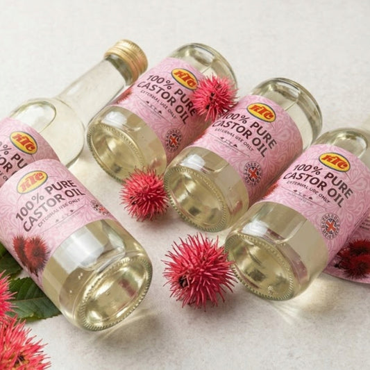 Olej rycynowy na skórę brwi i rzęsy KTC z Indii do pielęgnacji 2x250 ml