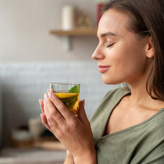Herbata indie Green Energy guarana imbir mięta BIO 17 torebek zalewana