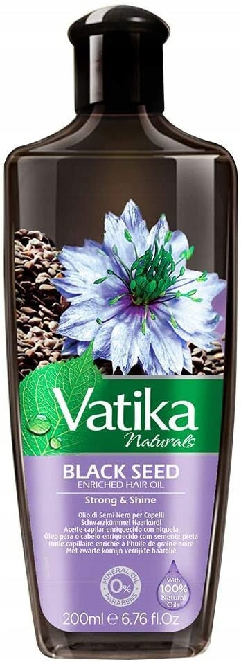 Olej do pielęgnacji włosów z czarnuszki Vatika Black Seed 2x 200 ml