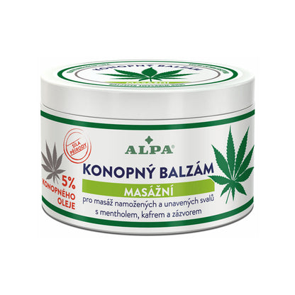 Balsam konopny Alpa przeciwbólowy nawilżający na zapalenia do masażu 3x250 ml