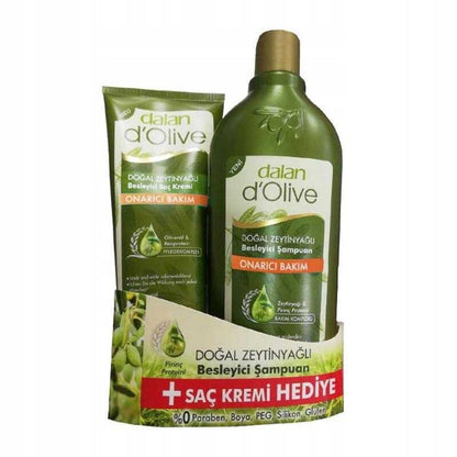 Szampon przeciwłupieżowy z proteinami jedwabiu Dalan 2x400ml