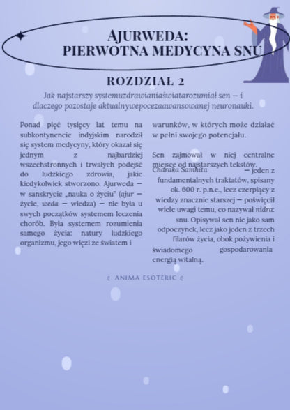 Naturalny sen w starożytnej medycynie — ebook PDF (Ajurweda, TCM, dźwięk, kryształy, zen)