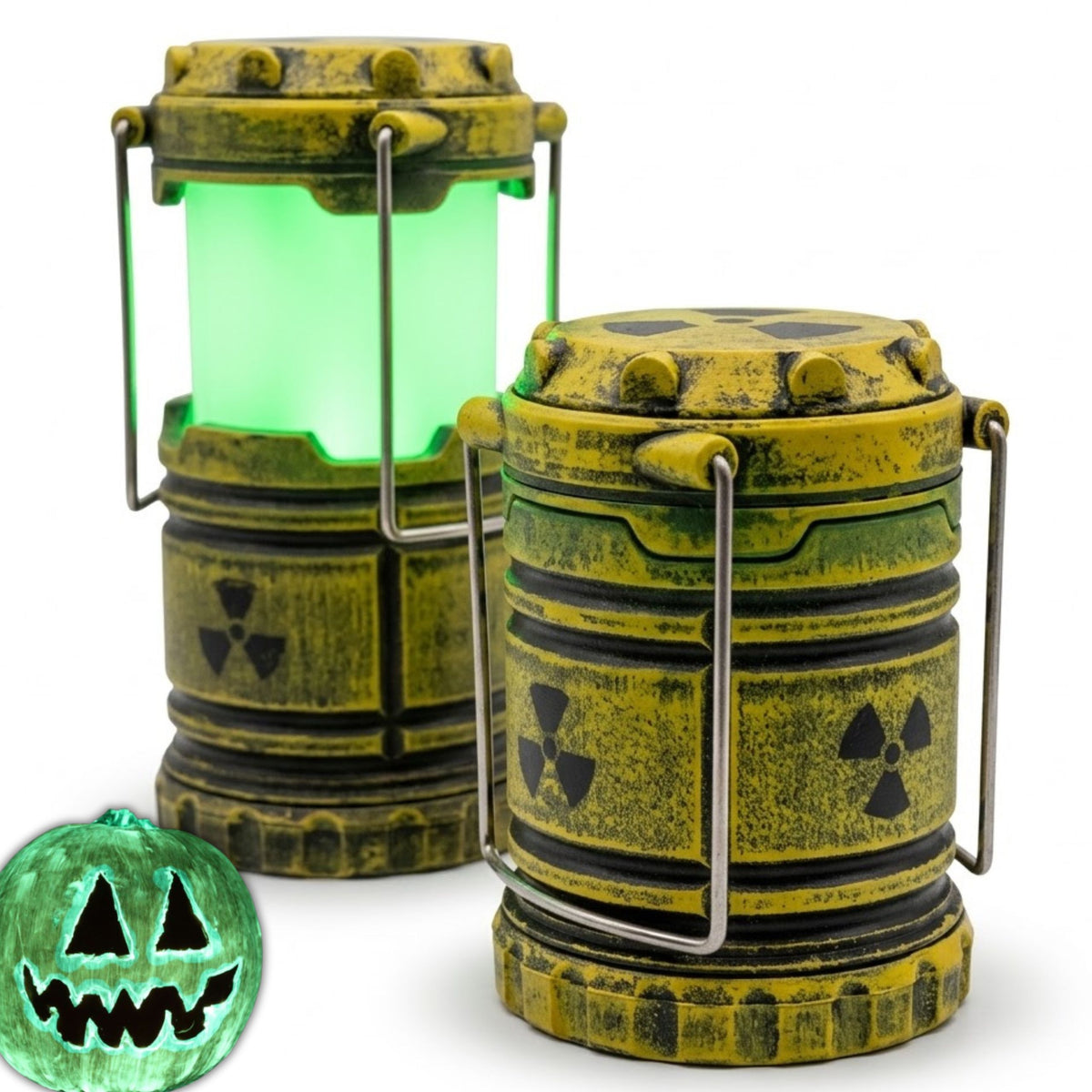 Latarenka halloween reaktor atomowy led latarnia sci-fi prezent