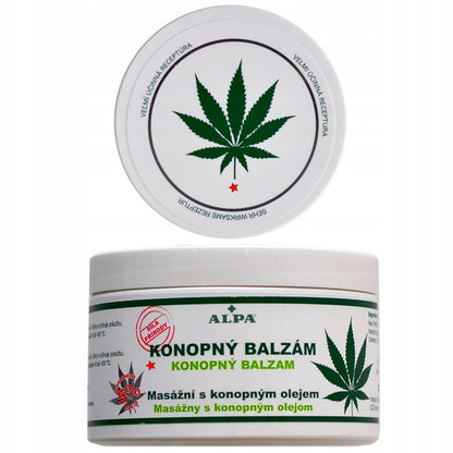 Balsam konopny Alpa przeciwbólowy nawilżający na zapalenia do masażu 3x250 ml