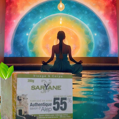 Mydło Aleppo naturalne organiczne 190g olej laurowy oliwa z oliwek Saryane