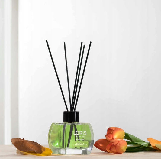 Odświeżacz powietrza zapach bergamotka paczula naturalny Loris 2x120 ml
