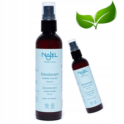 Ałun w sprayu dezodorant naturalny mineralny organiczny Najel 125ml