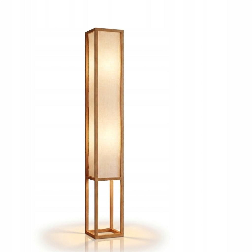 Lampa podłogowa stojąca rustykalna do sypialni salonu ściemnialna luxury