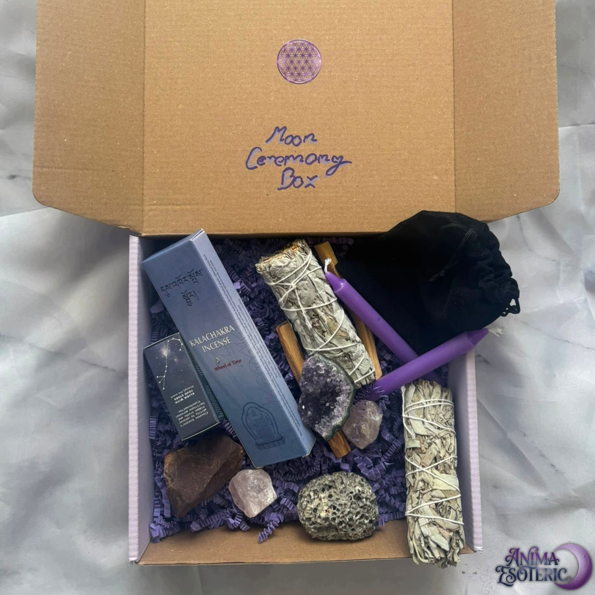 Pudełko zestaw rytualny do ceremonii na wyciszenie Moon Ceremony Box