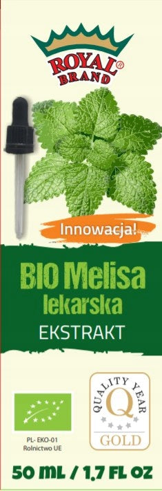 Melisa lekarska z naturalnych liści w kroplach silny bio ekstrakt 2x50 ml