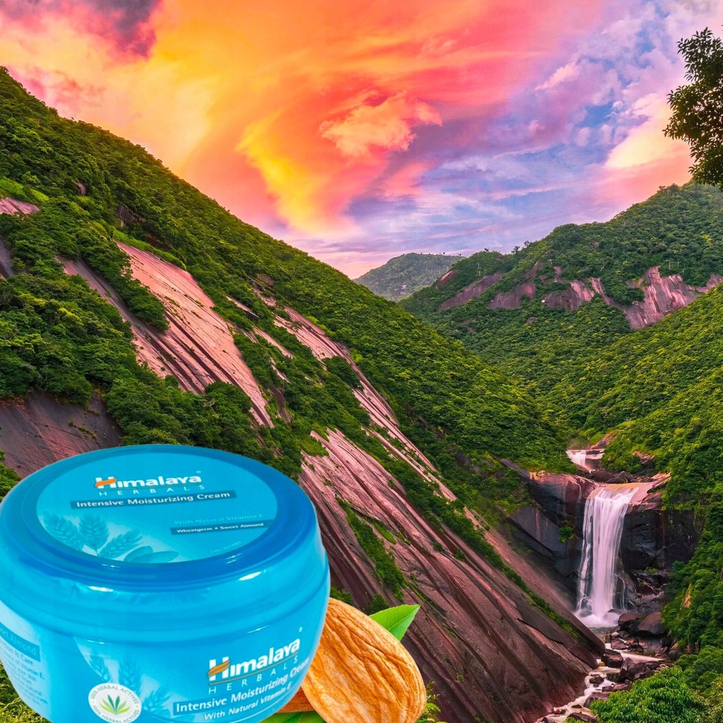 Krem do ciała naturalny Himalaya Herbals z witaminą E olejkiem migdałów 4x