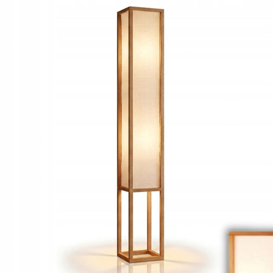 Lampa podłogowa stojąca rustykalna do sypialni salonu ściemnialna luxury