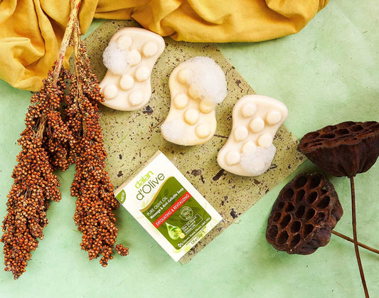 Mydło z oliwą z oliwek do ciała masujące naturalne Dalan d’Olive 2x150 g