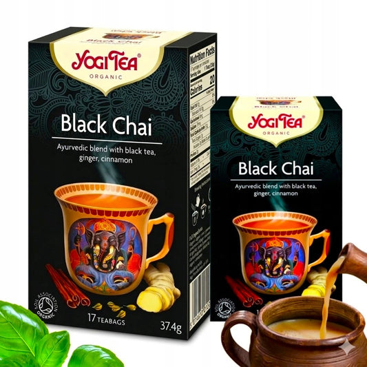 Herbata czarna z Imbirem i Cynamonem naturalna Yogi Tea