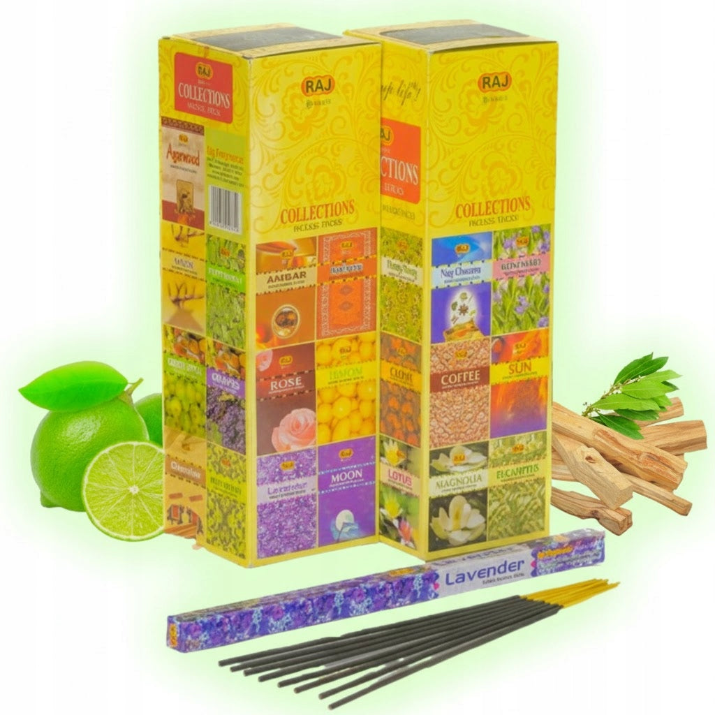 Kadzidełka naturalne zapachowe kadzidła mix 25 zapachów 400szt