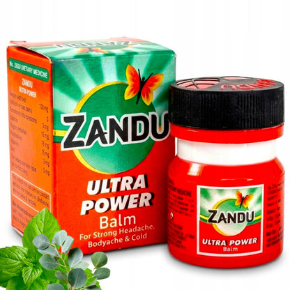 Maść Zandu na silne bóle stawów mięśni ajurwedyjska Ultra Power Balm 8g