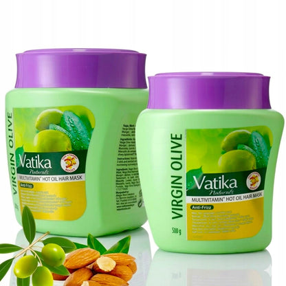 Maska do włosów z oliwy z oliwek migdałów na cebulki włosowe Dabur 2x500g