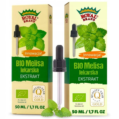 Melisa lekarska z naturalnych liści w kroplach silny bio ekstrakt 2x50 ml
