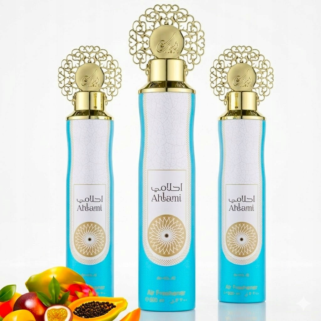 Odświeżacz powietrza orientalny dubajski spray zapach do domu 3x300 ml