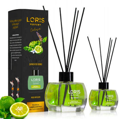 Odświeżacz powietrza zapach bergamotka paczula naturalny Loris 2x120 ml
