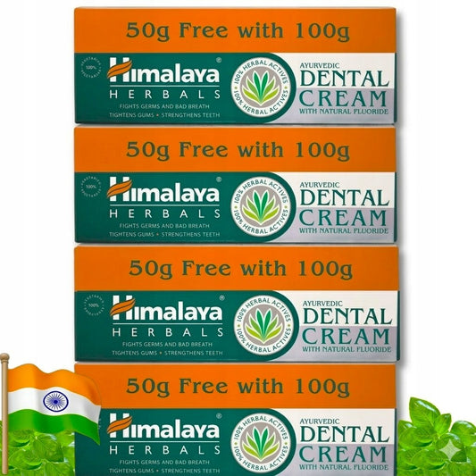 Pasta do zębów naturalny fluor ajurwedyjska Himalaya Dental Cream 4x100G