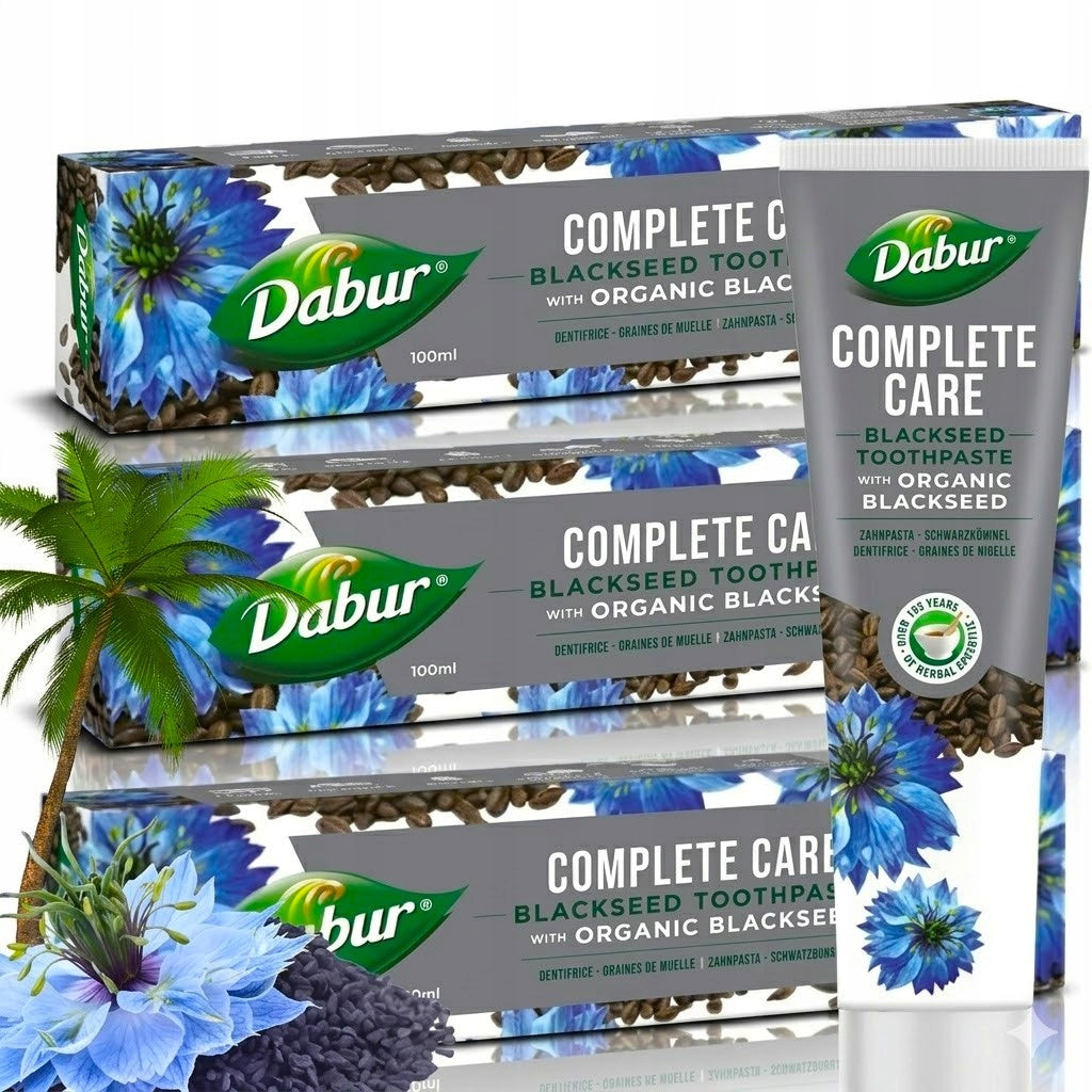 Pasta do zębów z czarnuszką olejek z drzewa herbacianego bez fluoru 3x100ml
